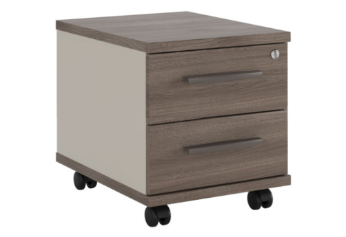 Тумба 2 ящика под подушку, цвет шамони темный