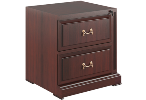 Тумба приставная левая, цвет темный дуб