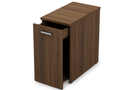 Тумба с выкатной секцией Деко, цвет шамони темный