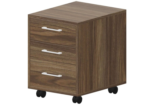 Тумба мобильная усиленная Мейлон, цвет орех