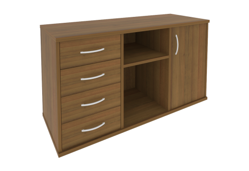 Тумба сервисная, цвет орех