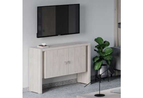 Креденция высокая Пальмира, цвет светлый дуб