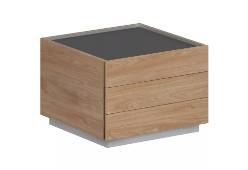 Тумба опорная 2, цвет гикори