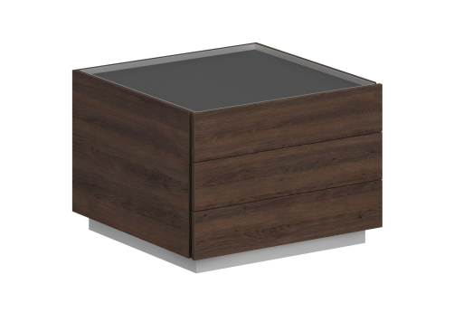 Тумба опорная 2, цвет дуб темный