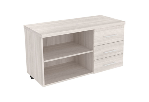 Тумба стационарная для оргтехники Брента, цвет светлый дуб