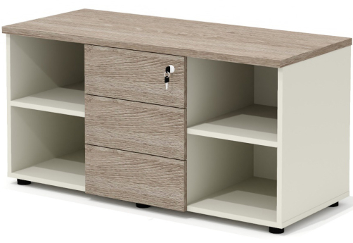 Тумба сервисная Некста, цвет дуб + беж