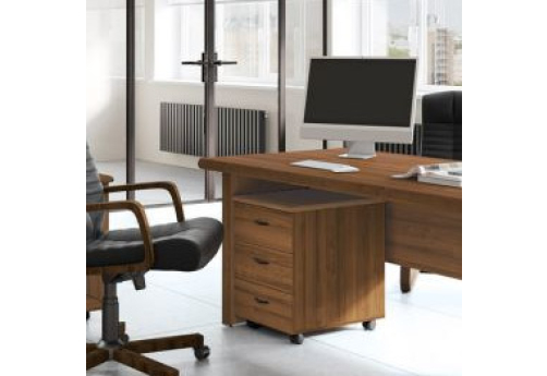 Тумба мобильная Мансберг, цвет орех