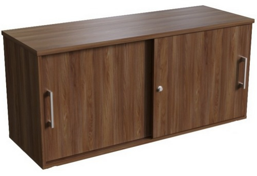 Тумба стационарная с раздвижными дверями Вельвет, цвет темный дуб
