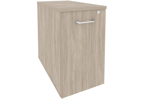 Тумба низкая выдвижная приставная/опорная, цвет дуб аттик