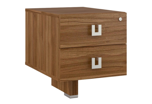 Тумба подвесная с 2 ящиками, цвет орех