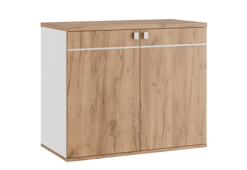 Креденция Стинг, цвет дуб крафт + белый