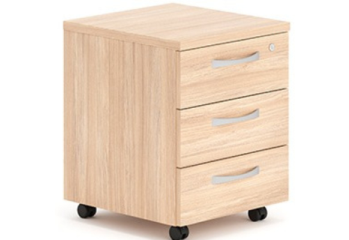 Тумба мобильная Мотиви, цвет светлый дуб