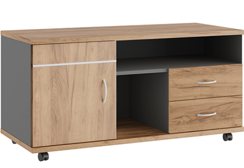 Приставка подкатная Эрника, цвет дуб крафт + антрацит