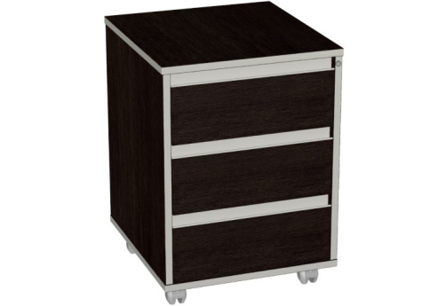 Тумба выкатная Валенсия, цвет венге