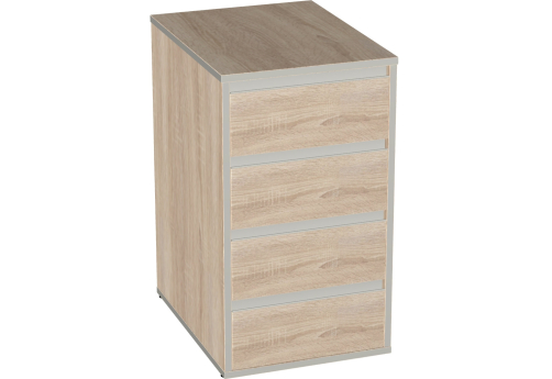 Тумба приставная Валенсия, цвет дуб сонома