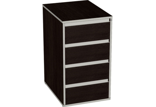 Тумба приставная Валенсия, цвет венге