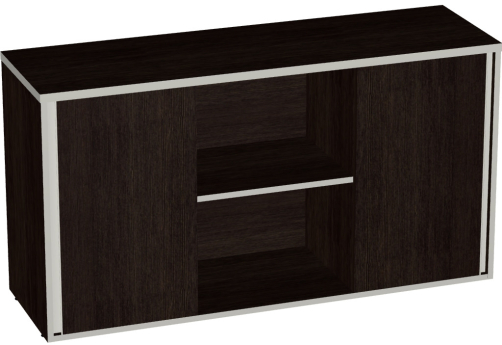 Тумба объединяющая (раздвижные двери) Валенсия, цвет венге