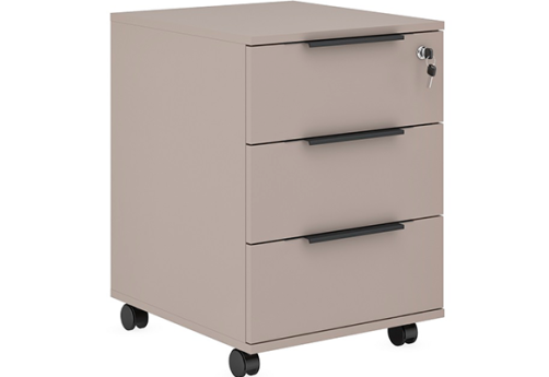 Тумба мобильная Верро, цвет серый камень