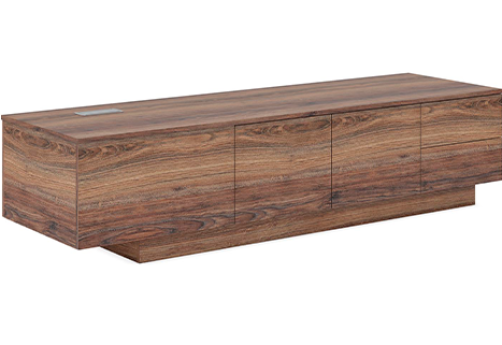 Тумба приставная удлиненная правая Темарин, цвет орех грецкий