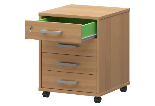 Тумба подкатная Аксима, цвет ольха