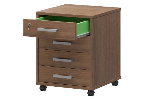 Тумба подкатная Аксима, цвет орех гварнери