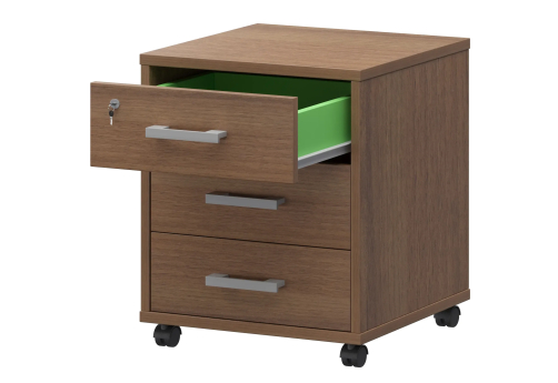 Тумба подкатная Аксима, цвет орех гварнери