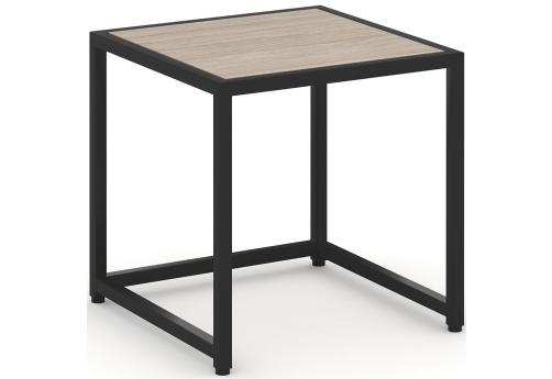 Стол журнальный Европа, цвет дуб аттик + черный