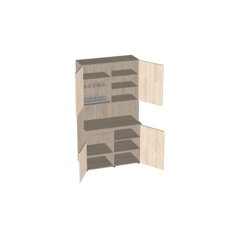 Офисная мини-кухня Индиго №4