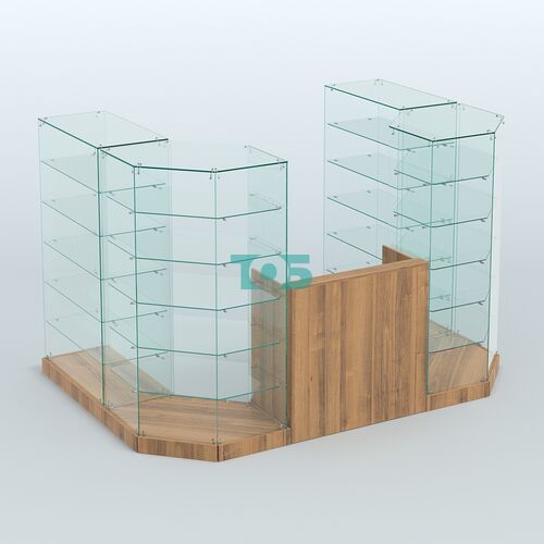 Торговый стеклянный павильон Абсолют №2 (открытый) (4.13 кв.м)