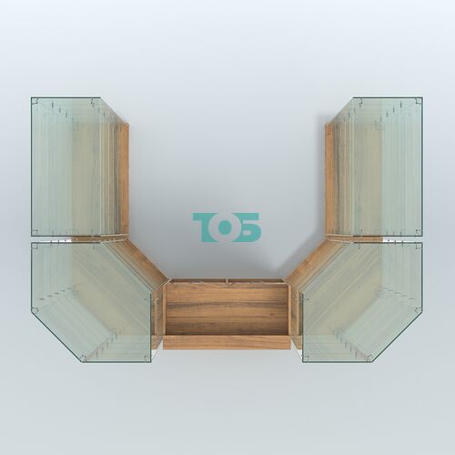 Торговый стеклянный павильон Абсолют №2 (открытый) (4.13 кв.м)