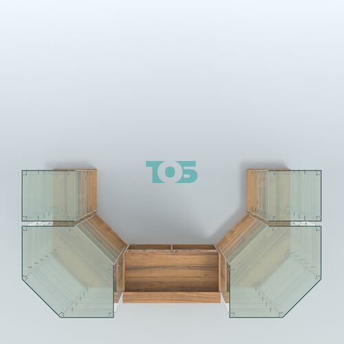 Торговый стеклянный павильон Абсолют №8 (открытый) (3 кв.м)