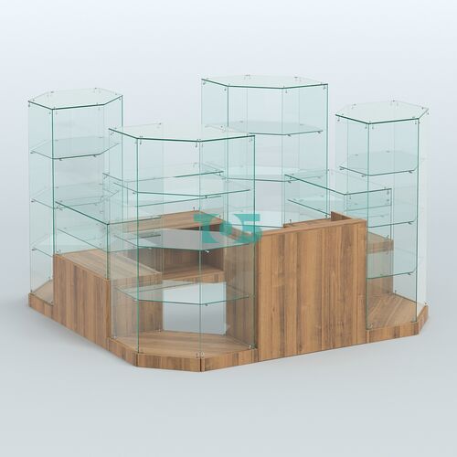 Торговый стеклянный павильон Абсолют №9 (открытый) (6, 05 кв.м)