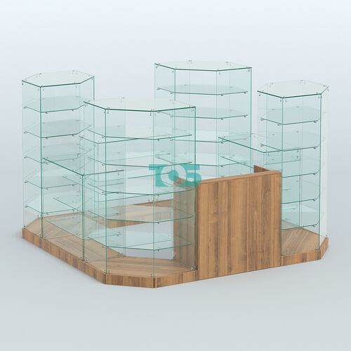 Торговый стеклянный павильон Абсолют №10 (открытый) (6, 05 кв.м)