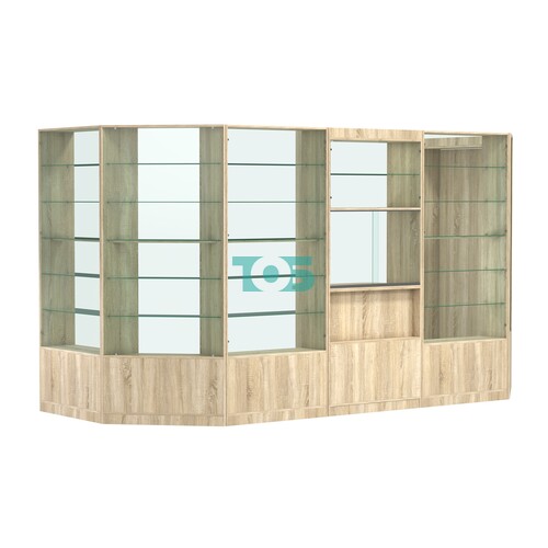 Пристенный торговый павильон из ДСП СЭСП №5 (6 кв.м)