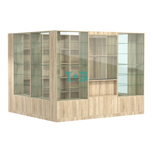 Пристенный торговый павильон из ДСП СЭСП №10 (6, 48 кв.м)