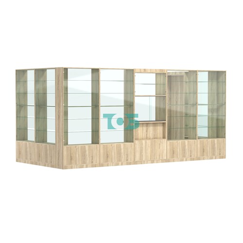 Пристенный торговый павильон из ДСП СЭСП №13 (9, 45 кв.м)