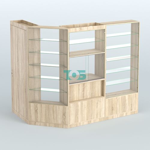 Угловой торговый павильон из ДСП СЭСП №1 (3, 71 кв.м)