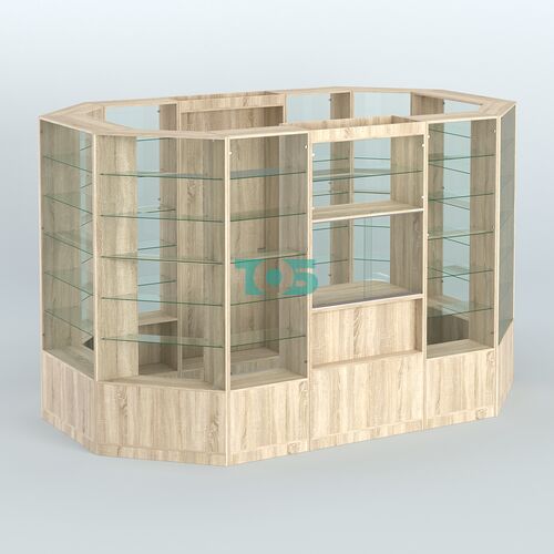 Островной торговый павильон из ДСП СЭСП №3 (7, 25 кв.м)