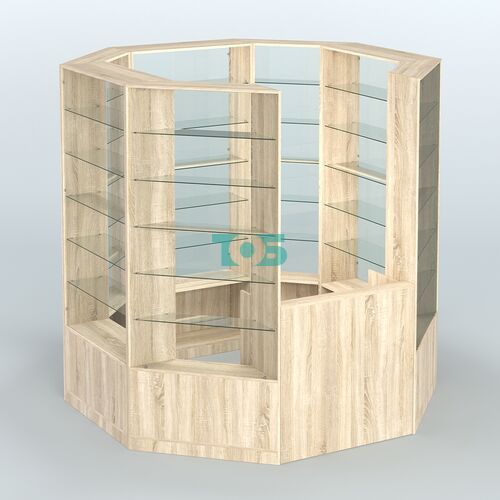 Островной торговый павильон из ДСП СЭСП №8 (4, 66 кв.м)