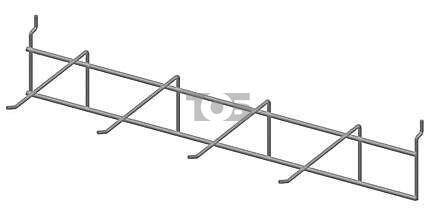 Гребенка 4-штыревая ПК.К.01 для универсальной торговой стойки СТУ-1