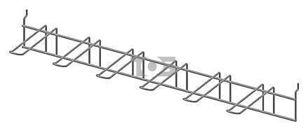 Гребенка 6-язычковая ПК.К.04 для универсальной торговой стойки СТУ-2