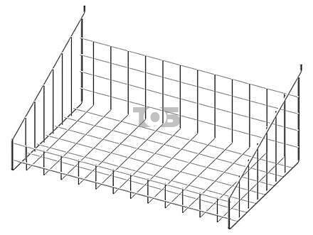 Корзина-накопитель ПК.П.06 для универсальной торговой стойки СТУ-2