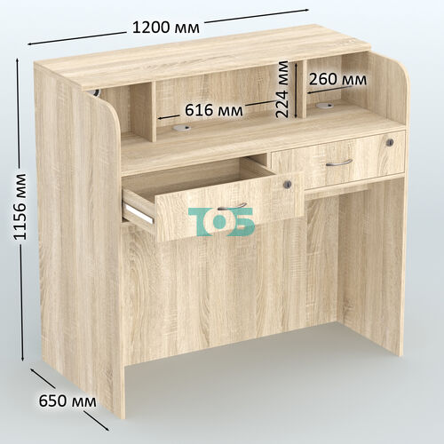 Ресепшен-Лайт №5 (Фасадная стенка - Зеркало)