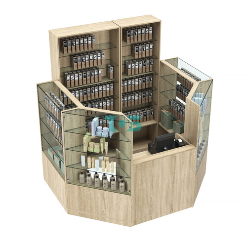 Торговый пристенный островок ГРАЦИЯ №2 (открытый) (3.3 кв.м)