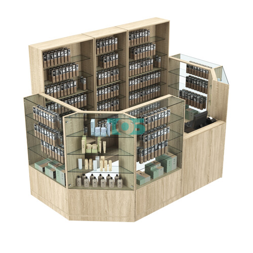 Торговый пристенный островок ГРАЦИЯ №4 (открытый) (4.68 кв.м)