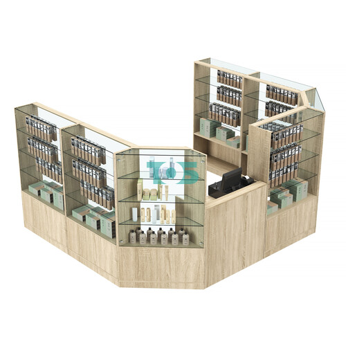 Торговый пристенный островок ГРАЦИЯ №9 (открытый) (7.43 кв.м)