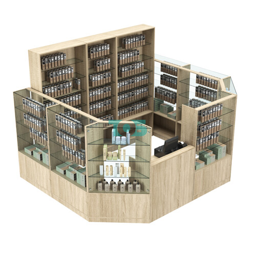 Торговый пристенный островок ГРАЦИЯ №10 (открытый) (7.43 кв.м)