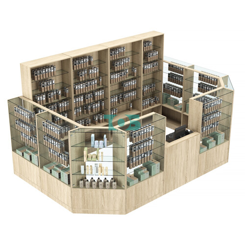 Торговый пристенный островок ГРАЦИЯ №12 (открытый) (9.62 кв.м)