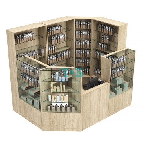 Торговый угловой островок ГРАЦИЯ №2 (открытый) (4.44 кв.м)