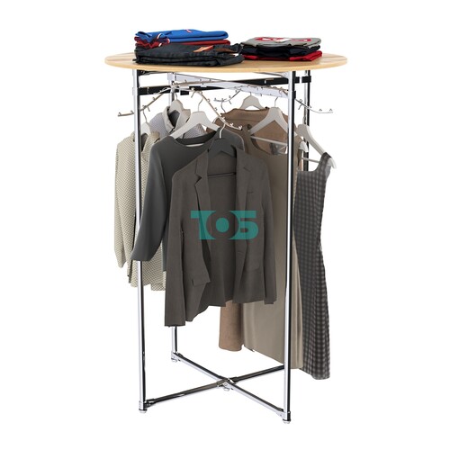 Хромированное вешало Круг №1-3 (верхняя платформа - ДСП 16мм)